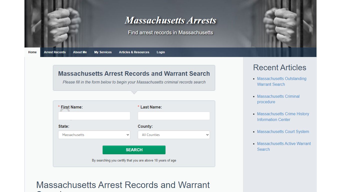 Massachusetts Arrests